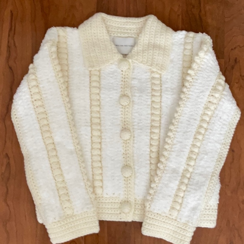 English Factory Chunky Cardigan Sweater-Size Small-NWT